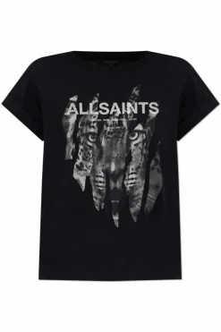 AllSaints BLACK T-shirt "Riproar"