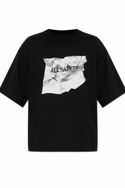 AllSaints BLACK T-shirt "Scrunch"