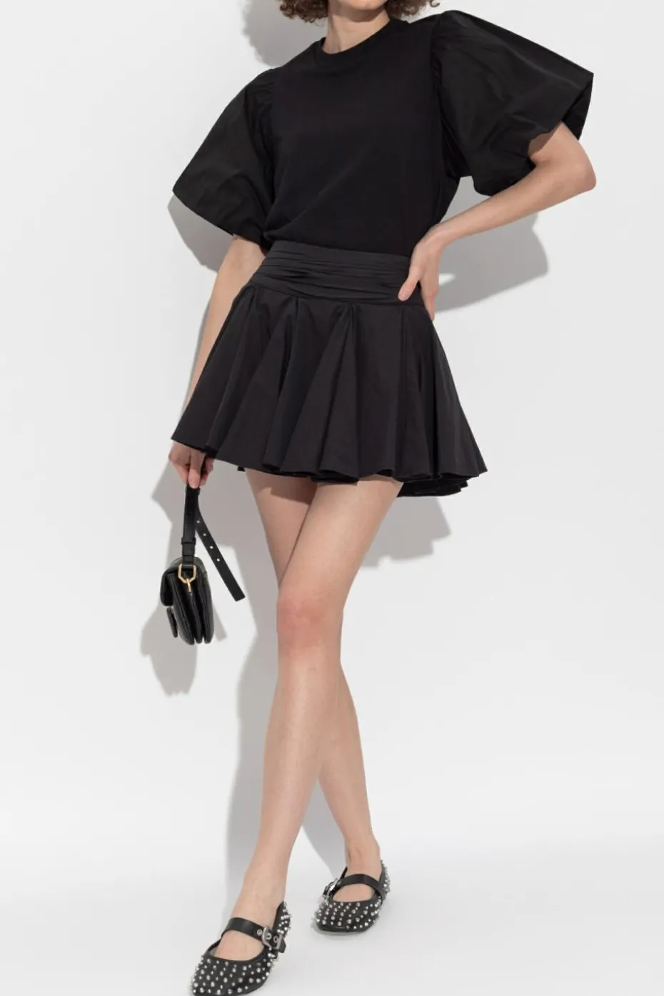 AllSaints BLACK 'Tulip' skirt with shorts