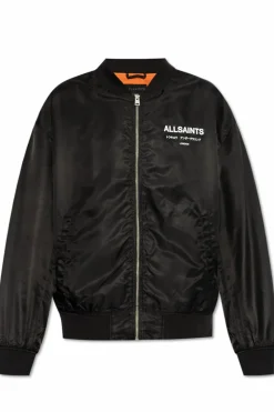 AllSaints BLACK Underground bomber jacket