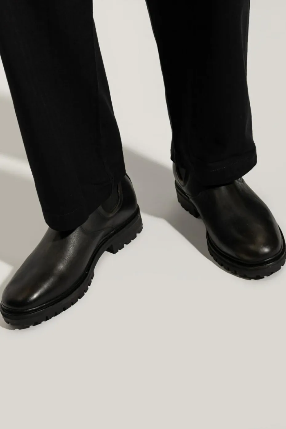 AllSaints BROWN Chelsea Boots Toby