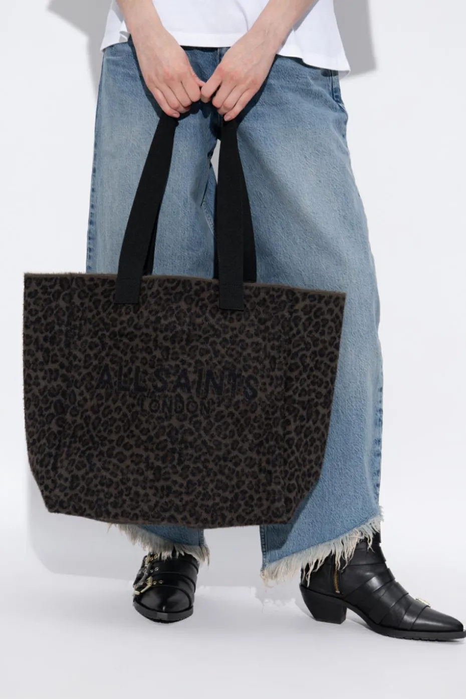 AllSaints BROWN Shopper bag "Izzy"
