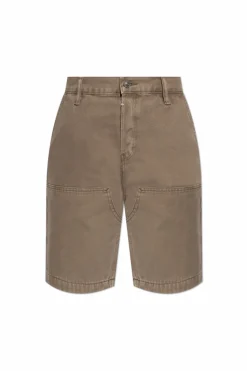 AllSaints BROWN Shorts Alva