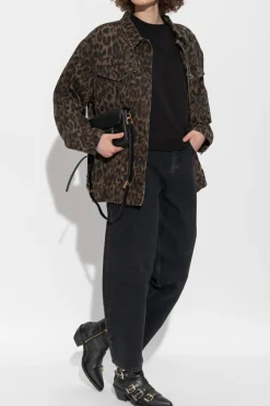 AllSaints BROWN "Willow" denim jacket