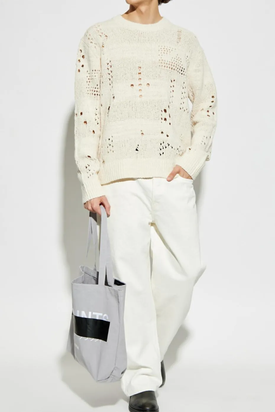 AllSaints cream Sweater Harvey