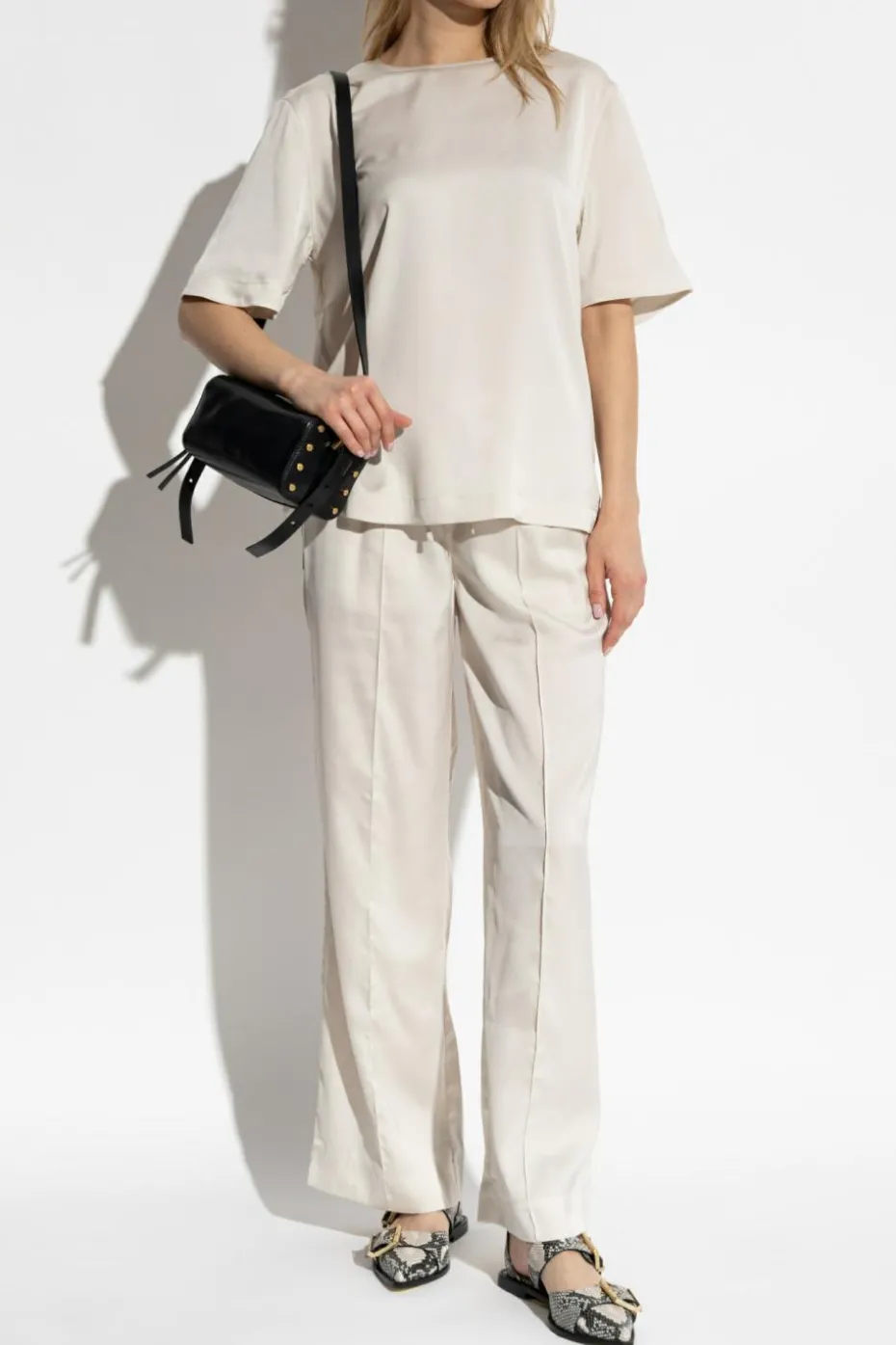 AllSaints cream Top Amelie