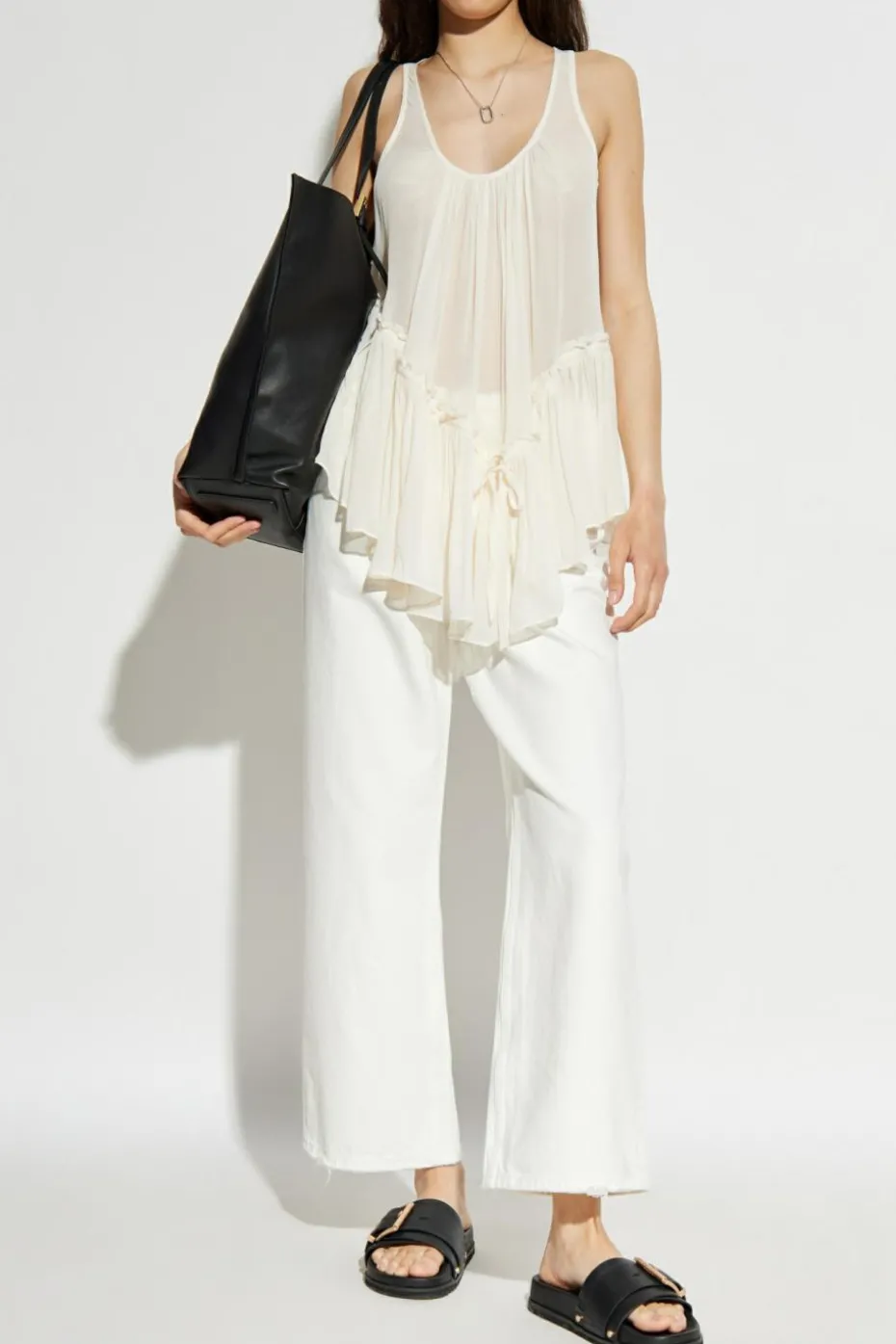 AllSaints cream Top Rach