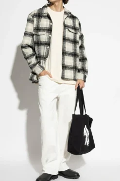 AllSaints cream T-shirt "Underground"