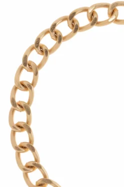 AllSaints GOLD Bracelet with heart-shaped charm