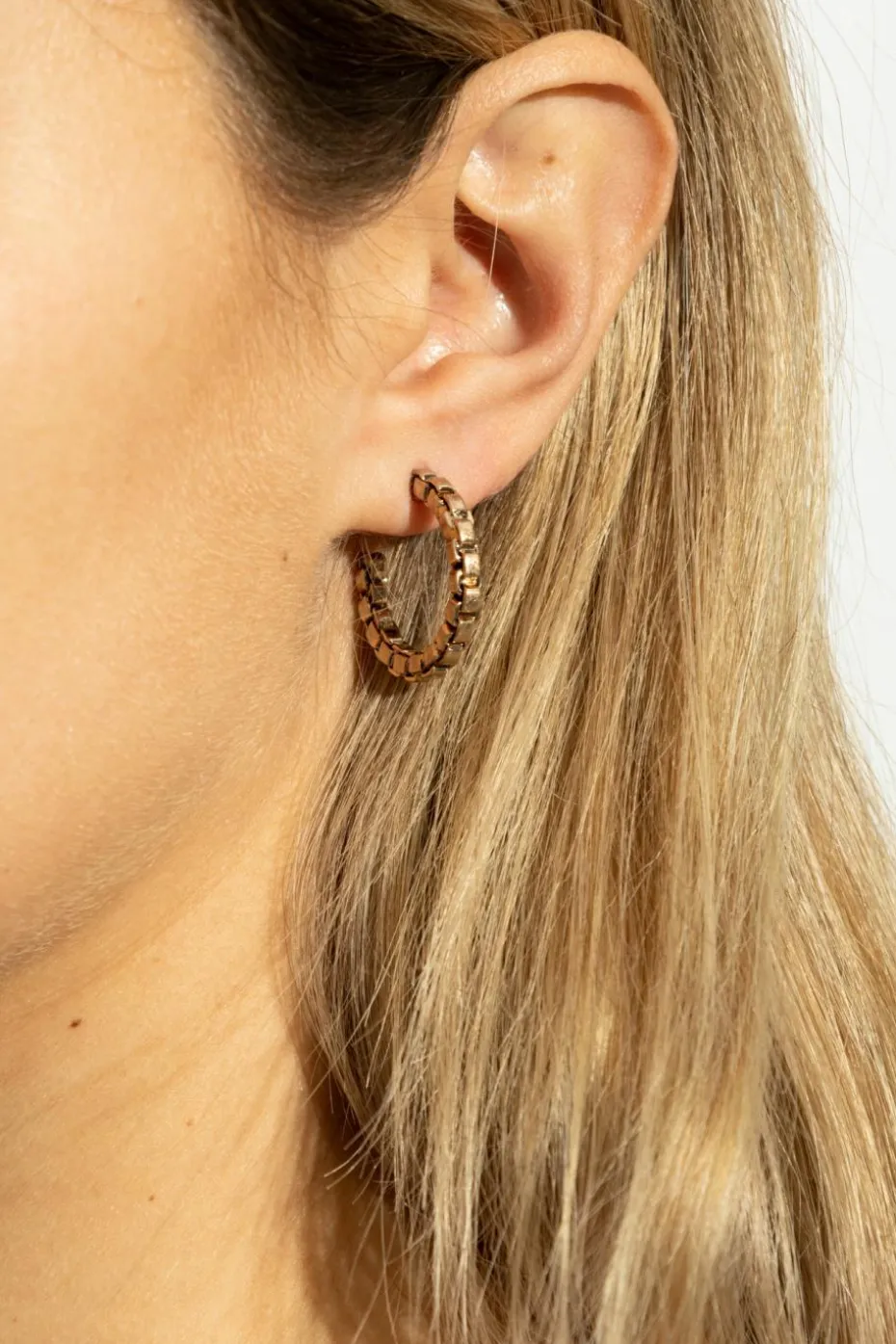AllSaints GOLD Brass earrings