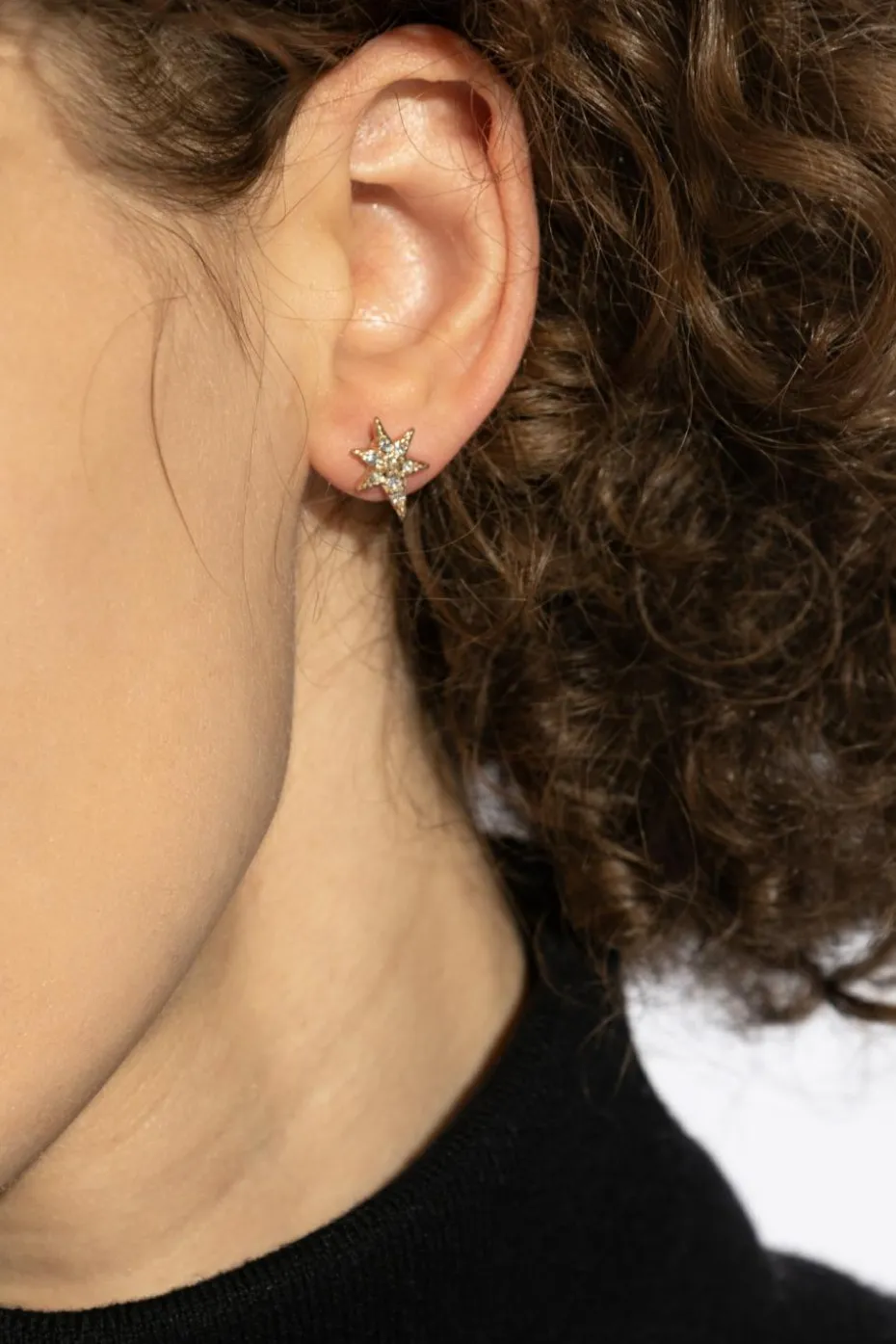 AllSaints GOLD Brass earrings