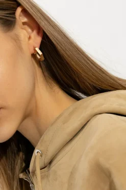 AllSaints GOLD Brass earrings
