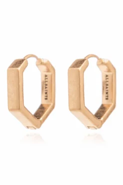 AllSaints GOLD Brass earrings