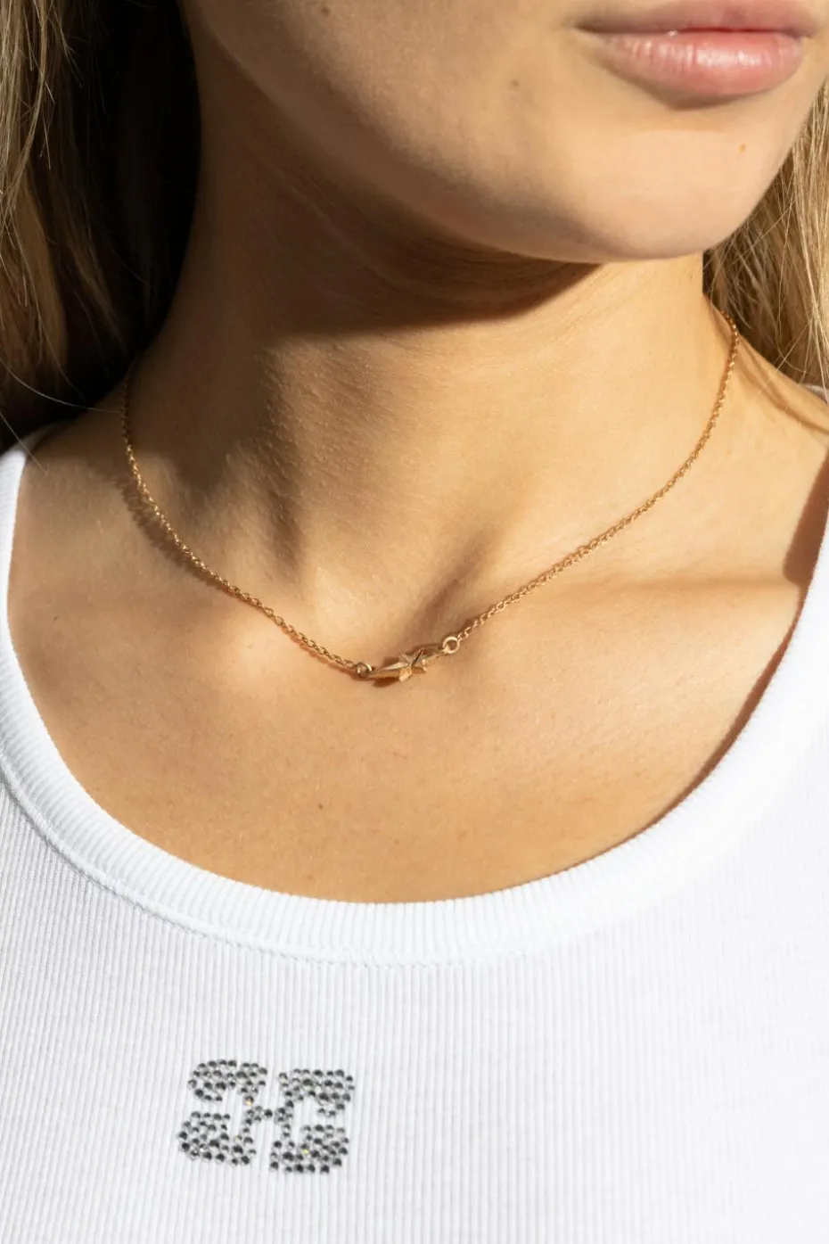 AllSaints GOLD Brass necklace