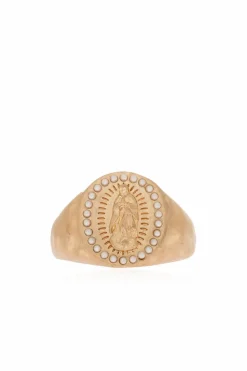 AllSaints GOLD Brass Ring