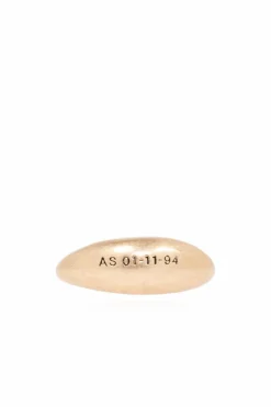 AllSaints GOLD Brass Ring