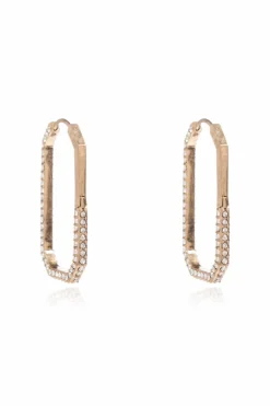 AllSaints GOLD Earrings with shimmering crystals
