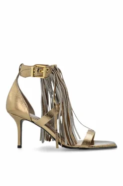 AllSaints GOLD Paola heeled sandals
