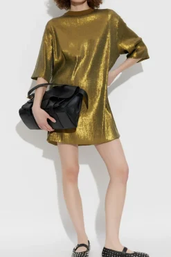 AllSaints GREEN Sequin dress "Fango"