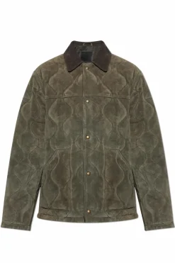 AllSaints GREEN Suede jacket Dakota