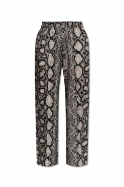 AllSaints GREY Animal print pants Charli
