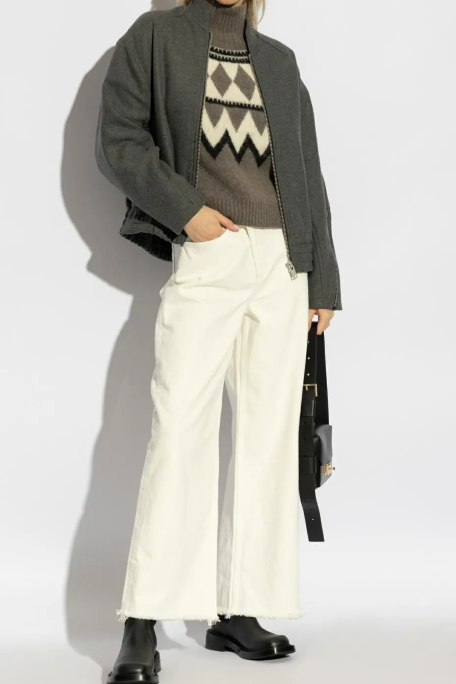 AllSaints GREY Jacket Hackney