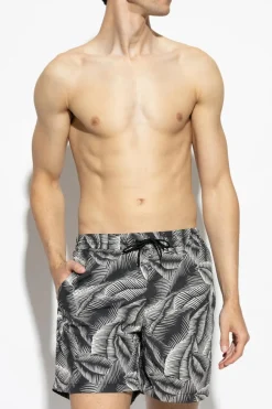 AllSaints GREY "Marseille" swim shorts