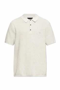 AllSaints GREY Polo Aspen