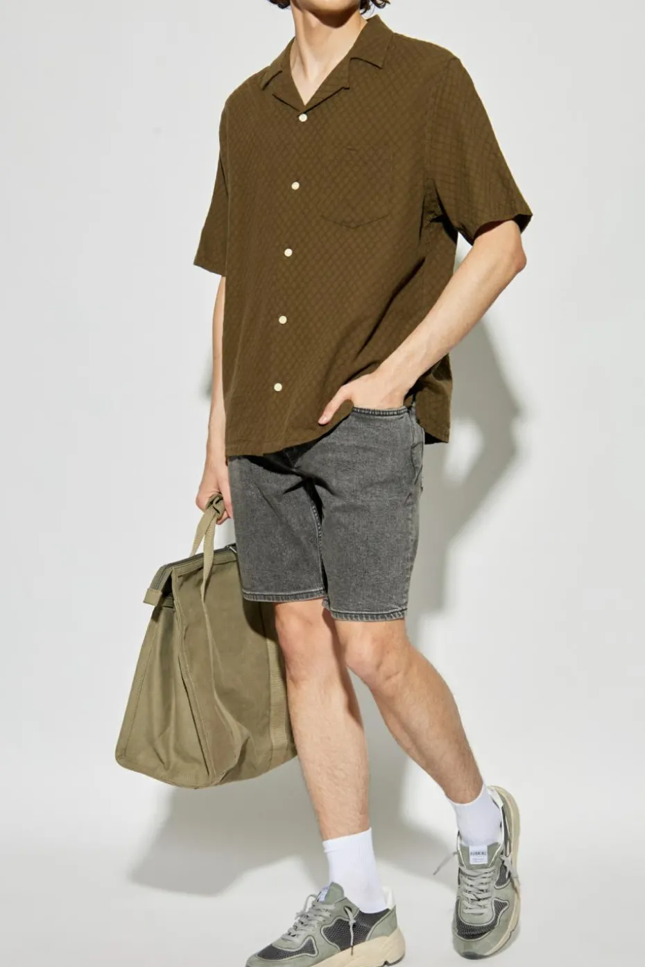 AllSaints GREY Switch shorts