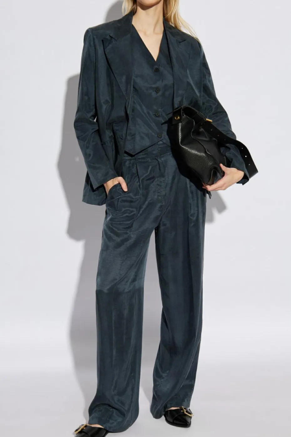 AllSaints NAVY BLUE Blazer 'Averie'