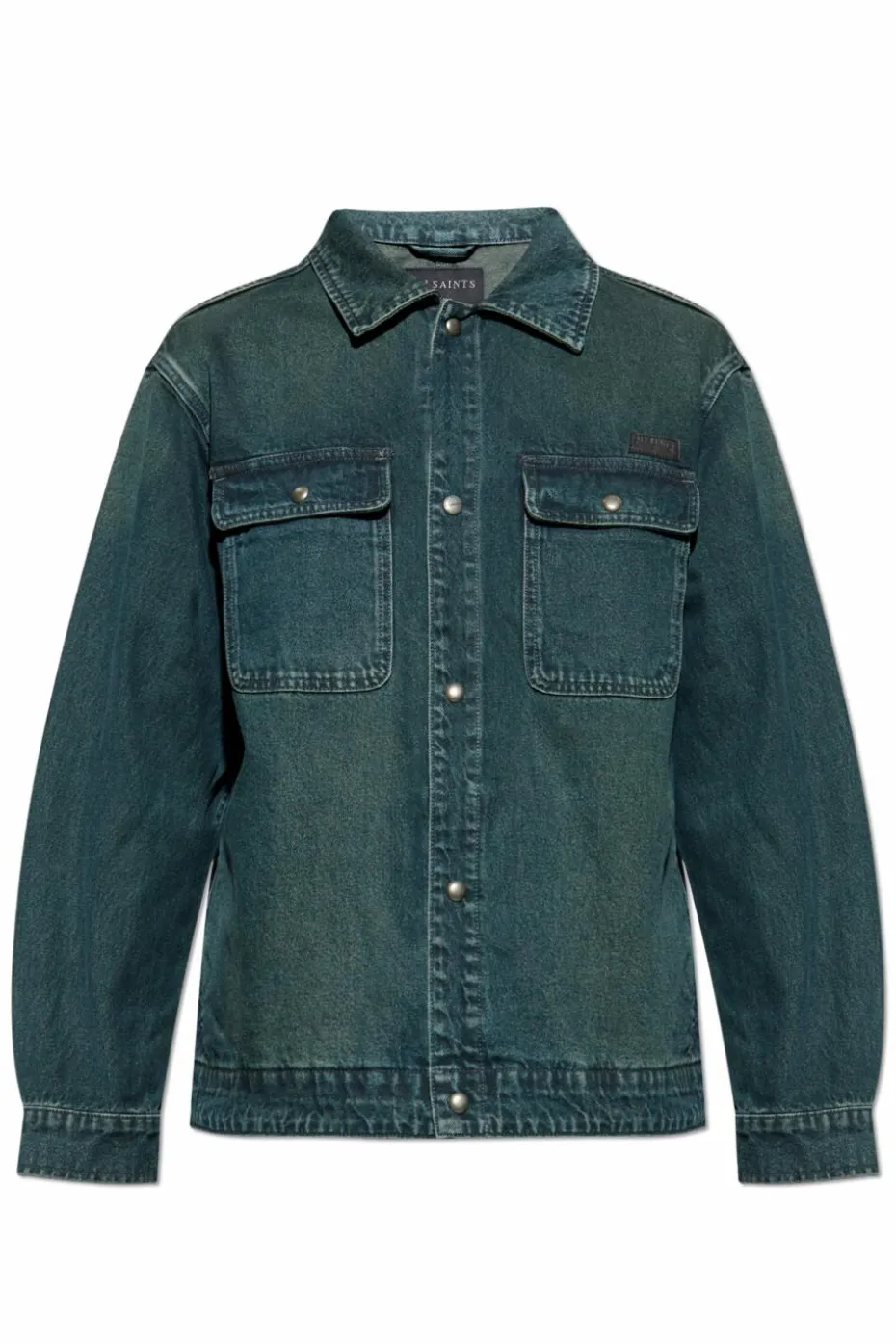 AllSaints NAVY BLUE Castleford denim jacket
