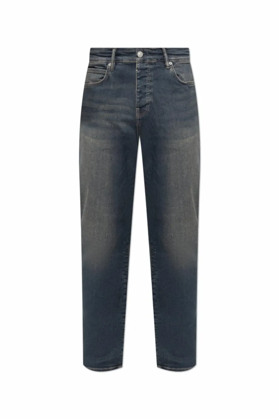 AllSaints NAVY BLUE Jeans Sid in skinny style