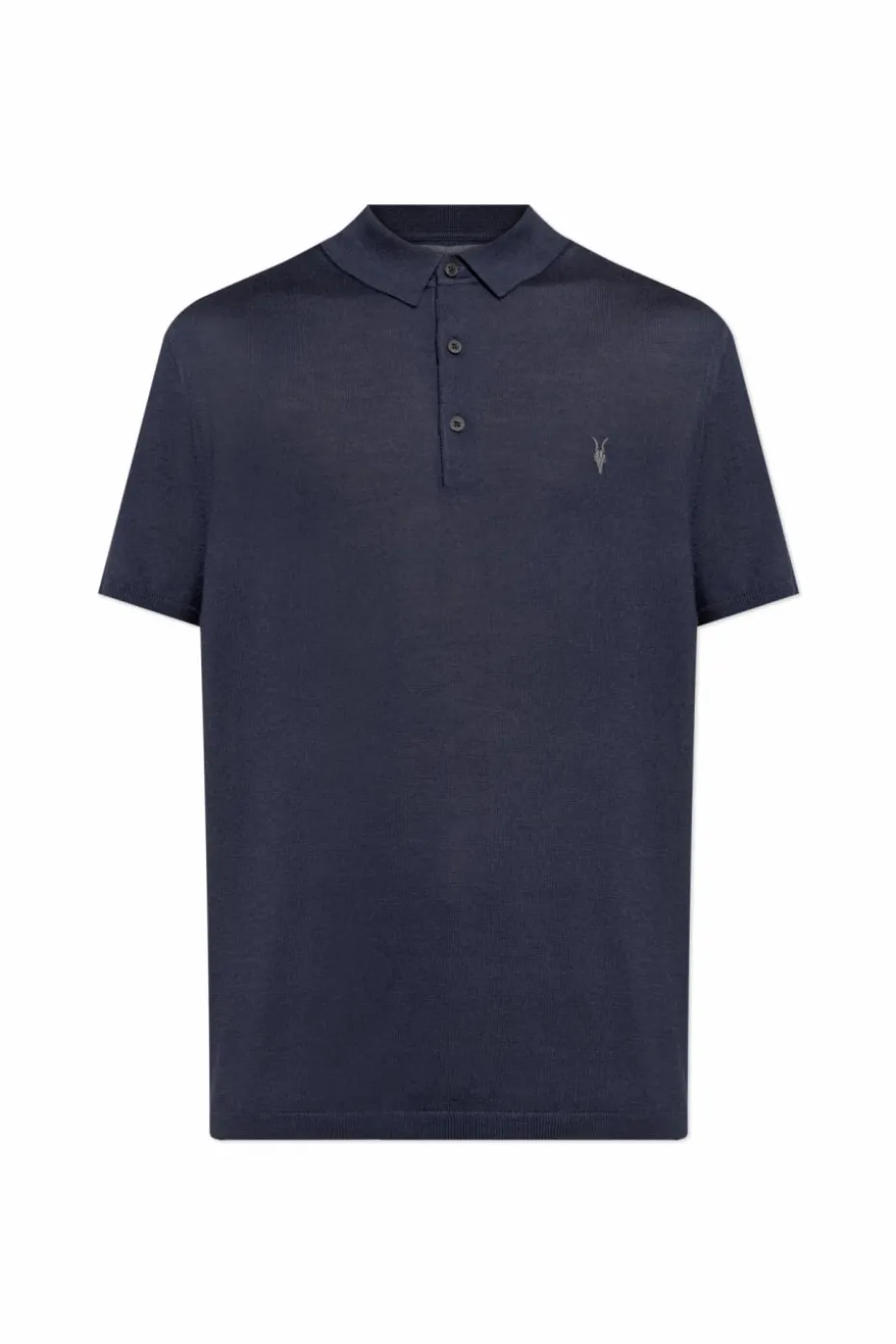 AllSaints NAVY BLUE Polo `Mode`