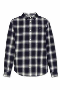 AllSaints NAVY BLUE Shirt `Haven`