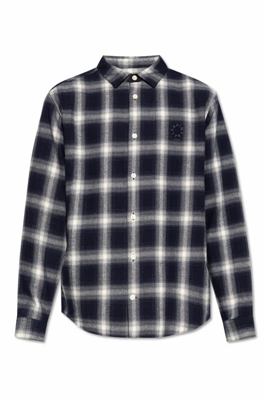 AllSaints NAVY BLUE Shirt `Haven`