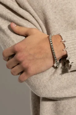 AllSaints SILVER Brass bracelet