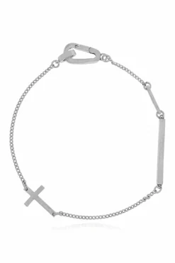 AllSaints SILVER Brass bracelet