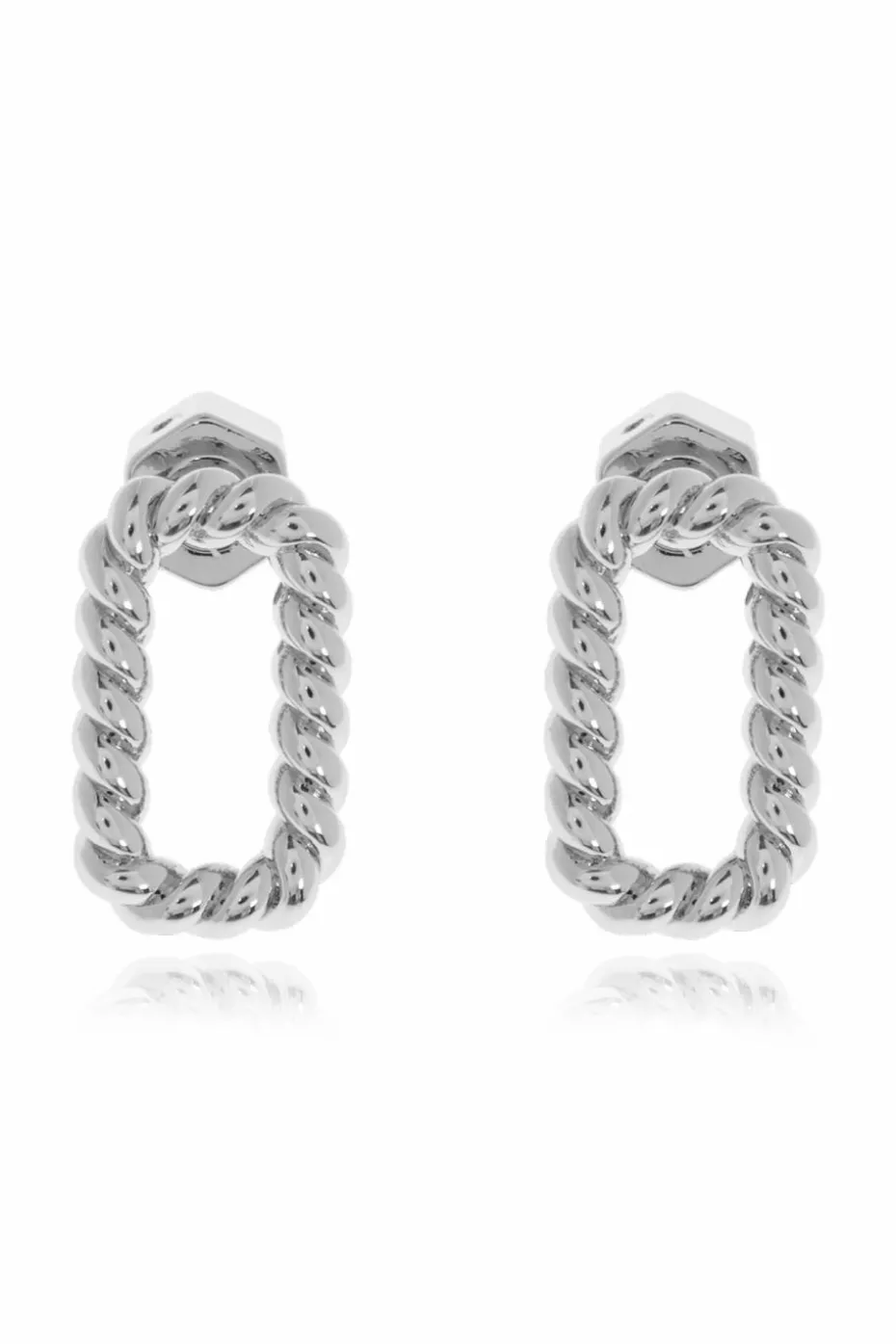 AllSaints SILVER Brass Earrings