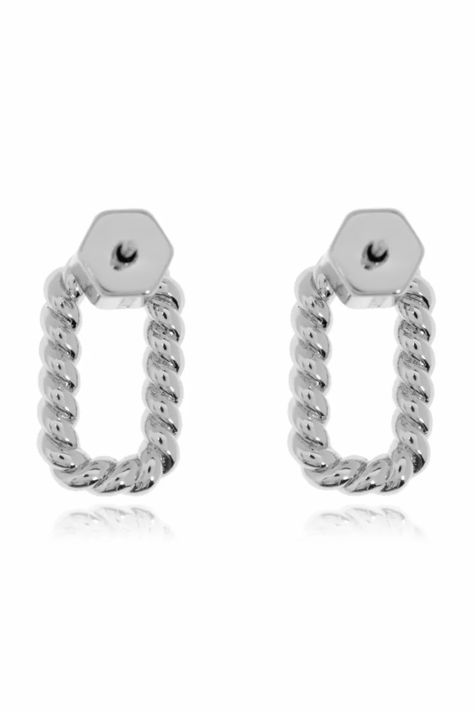 AllSaints SILVER Brass Earrings
