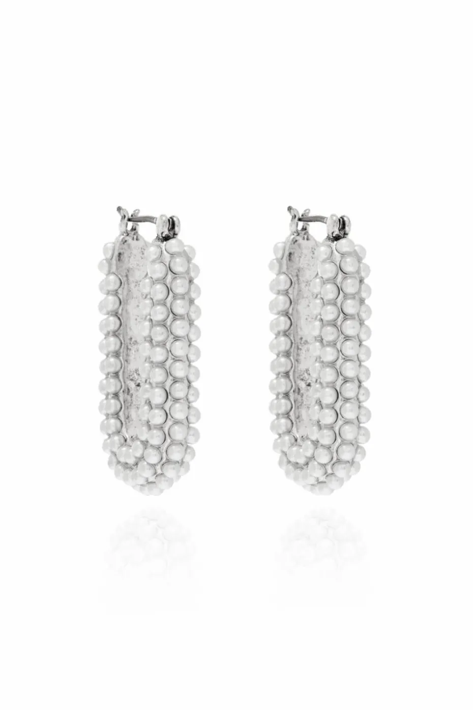 AllSaints SILVER Brass earrings