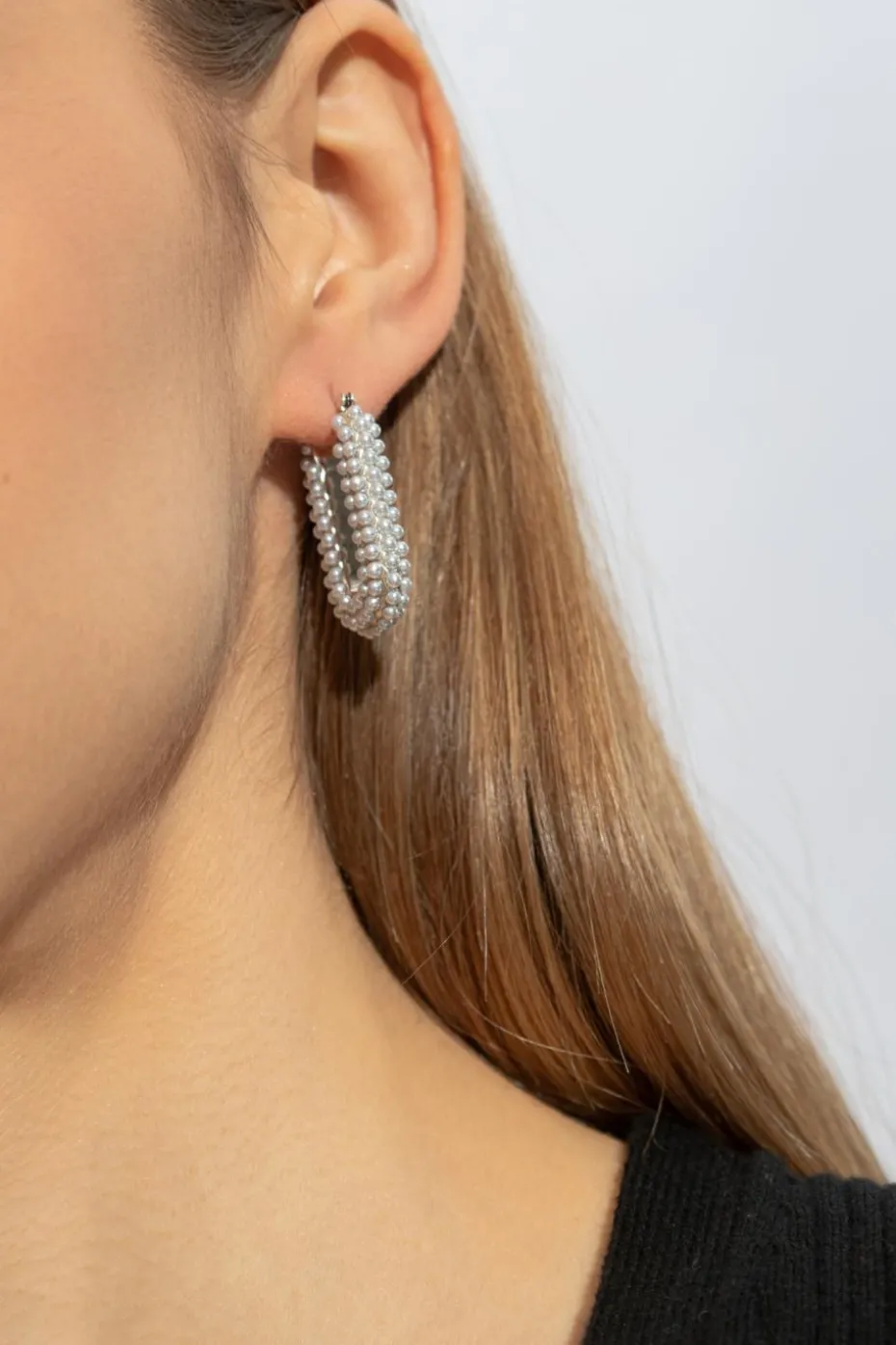 AllSaints SILVER Brass earrings