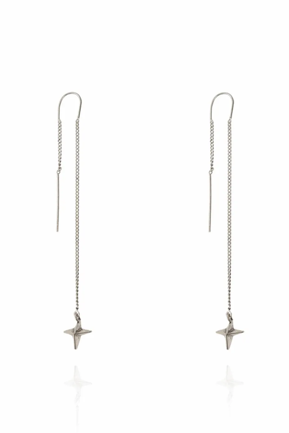 AllSaints SILVER Brass earrings