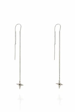 AllSaints SILVER Brass earrings
