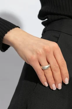AllSaints SILVER Brass ring