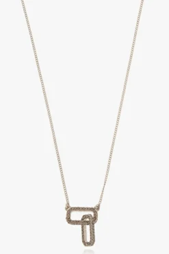 AllSaints SILVER ‘Dara’ brass necklace