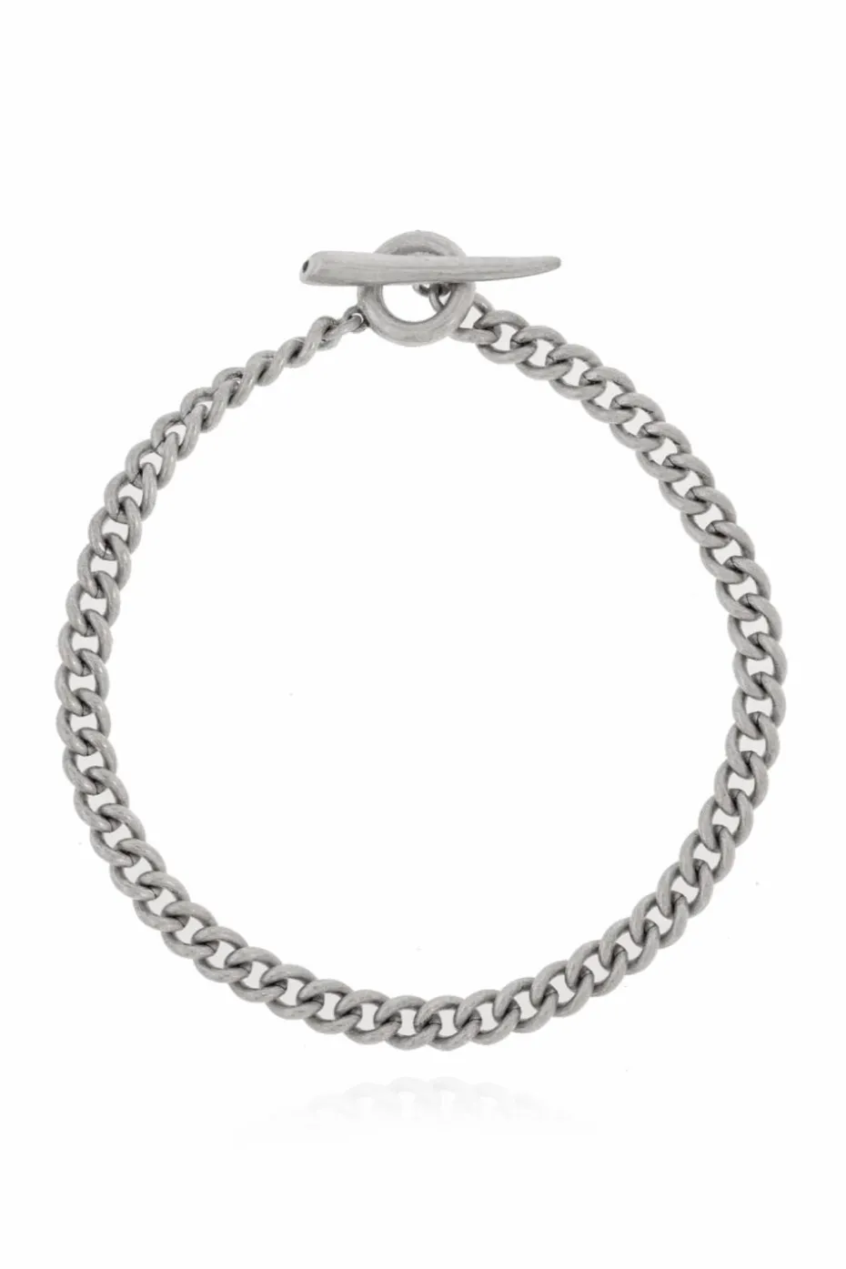 AllSaints SILVER Logo Bracelet