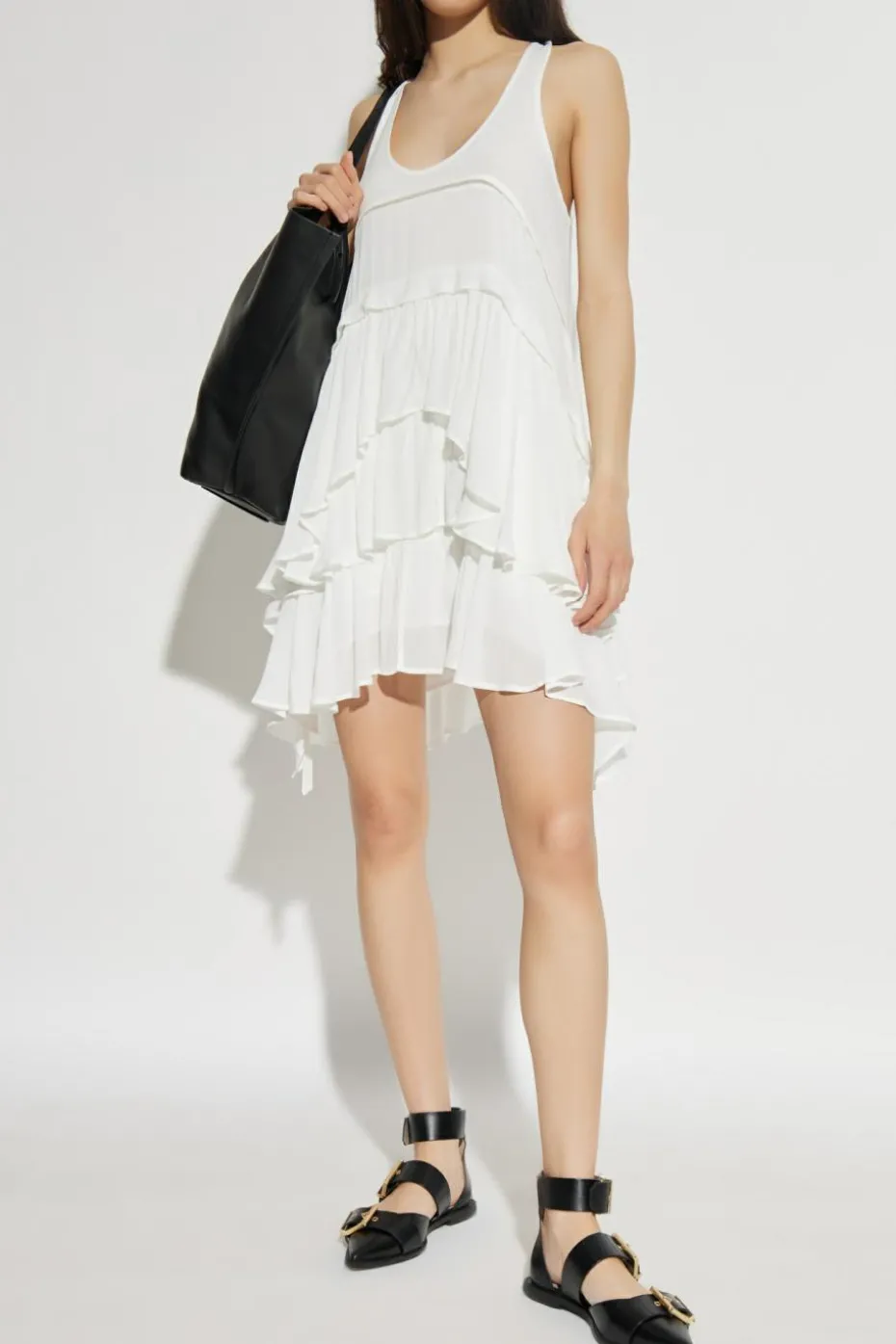 AllSaints WHITE Cavarly strap dress