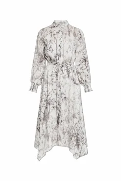 AllSaints WHITE Linen dress Skylar
