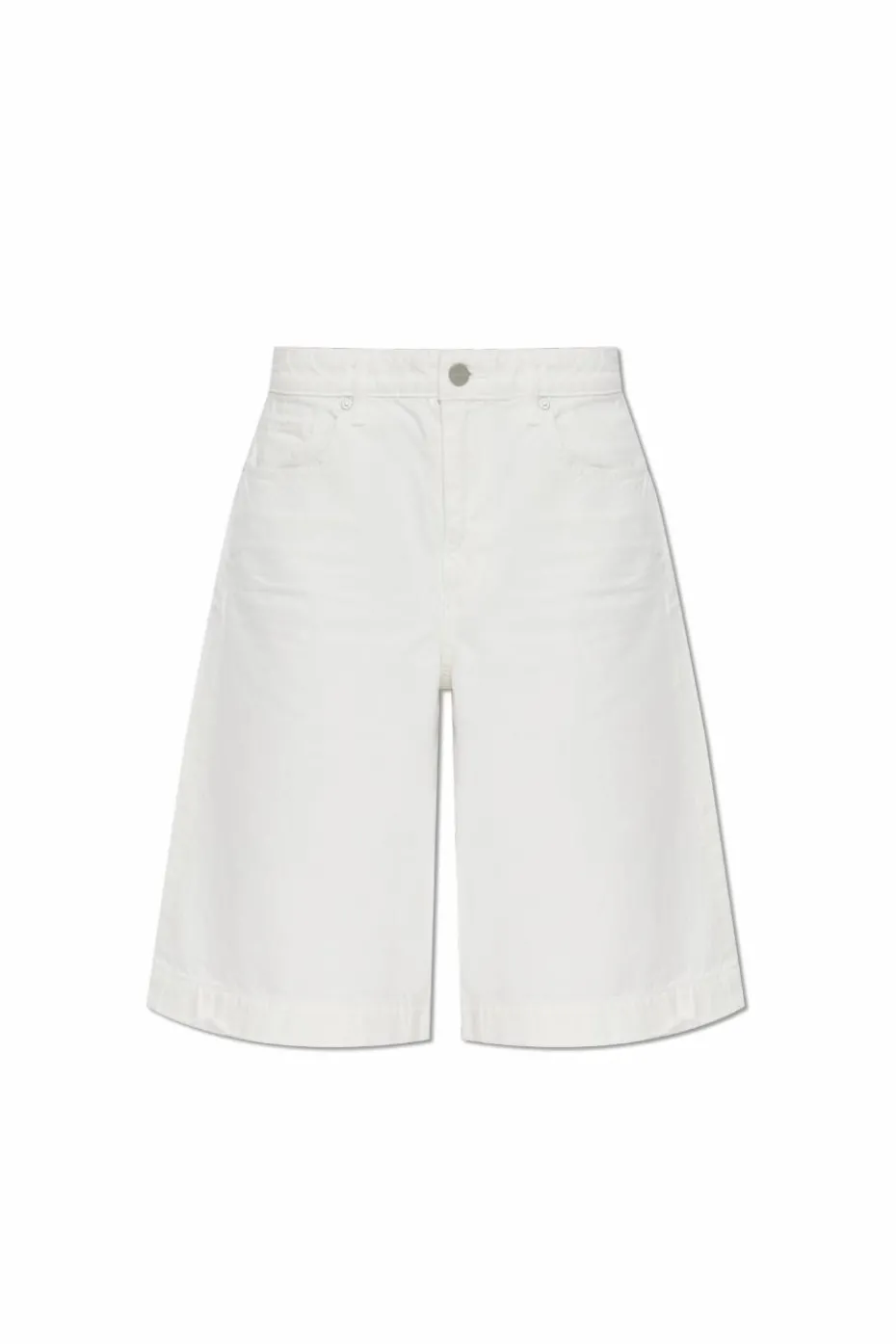 AllSaints WHITE ‘Louie’ denim shorts