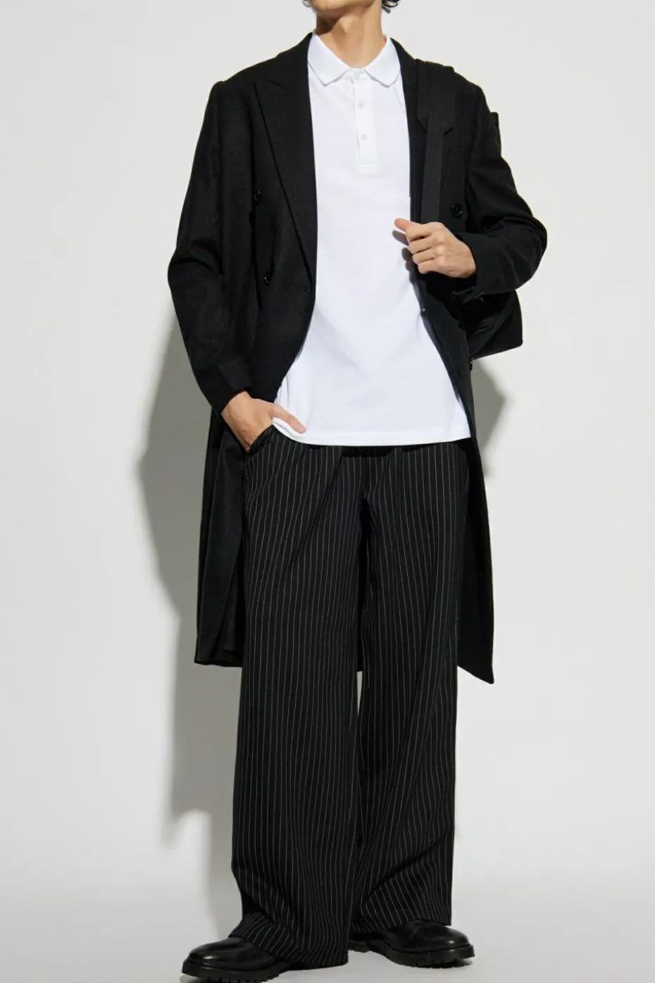 AllSaints WHITE Polo Reform